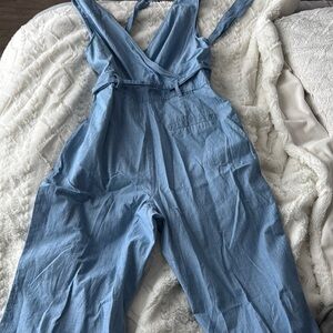 Zara Denim Jumpsuit